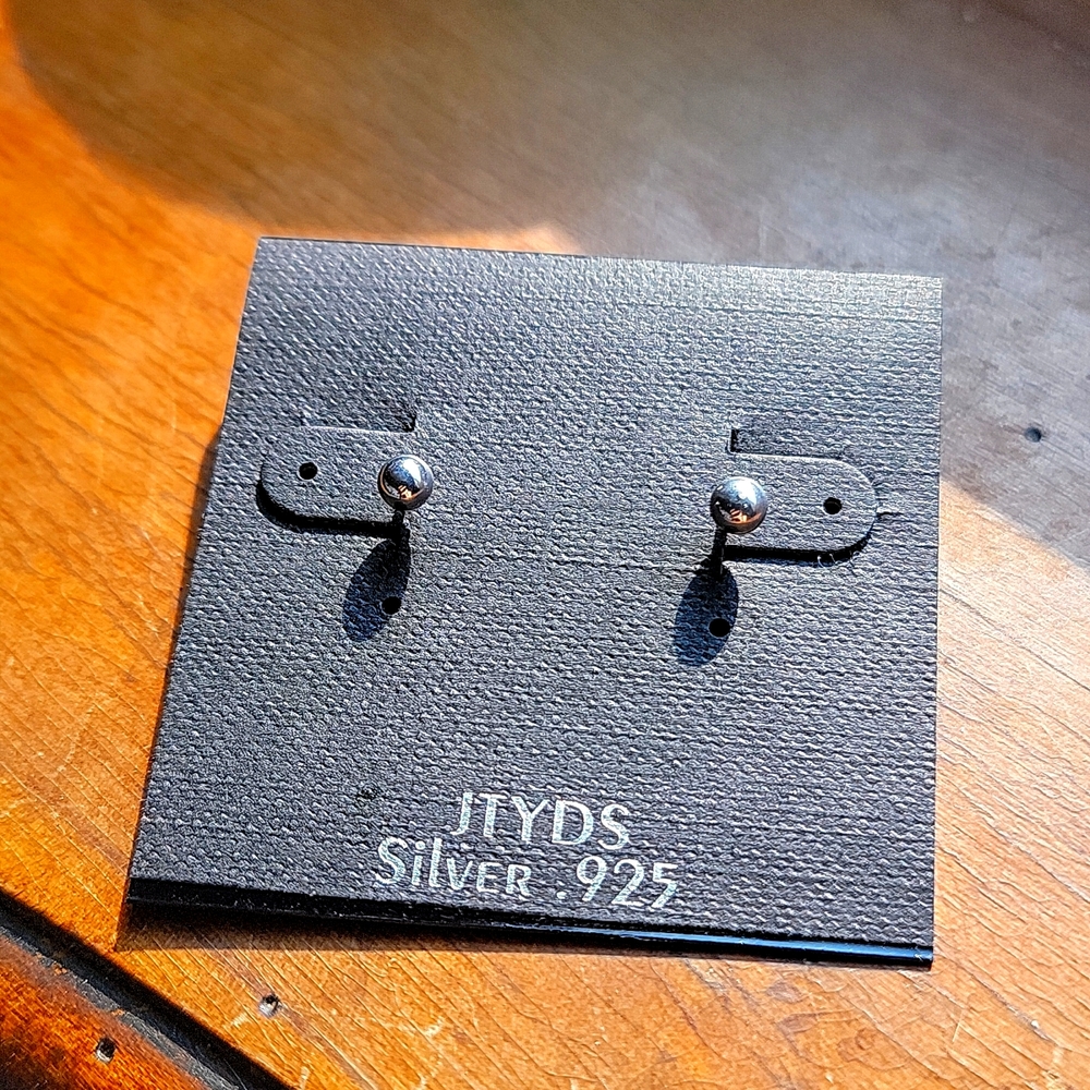 Silver Stud Earrings